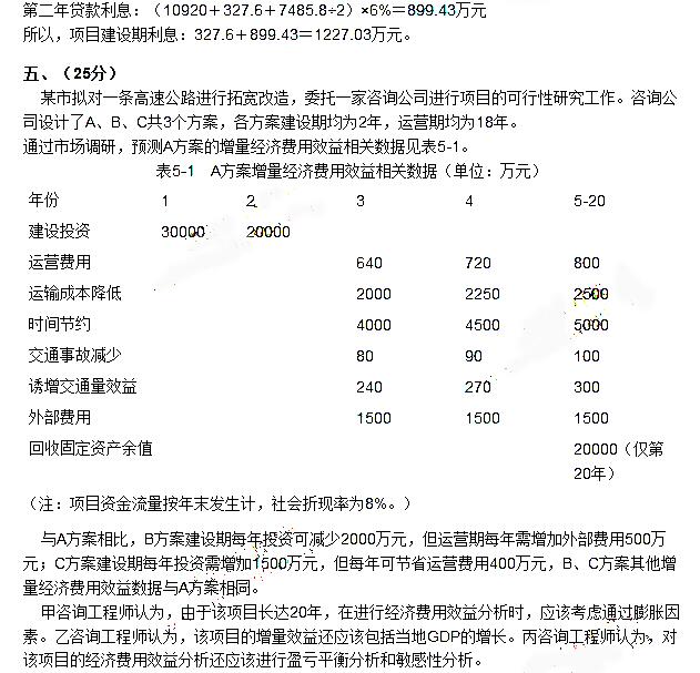 咨詢工程師考試真題